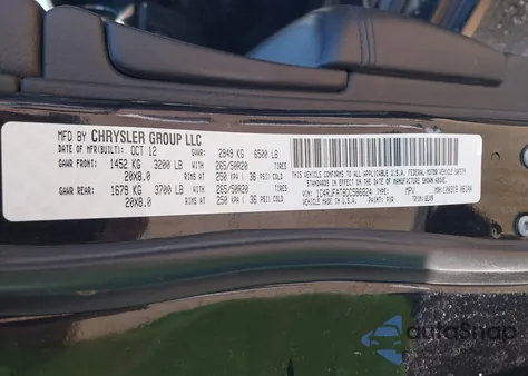 2013 Jeep Grand Cherokee Laredo Altitude из США, поврежденный, VIN 1C4RJFAT8DC586824